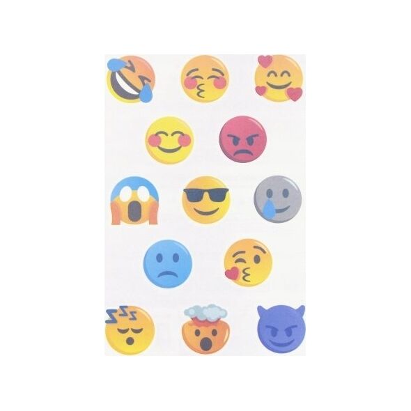 STICKERBOO TATUAZ EMOTIKONY 100X175 S-BOO B/C 1/1000 14006953 5905523671766
