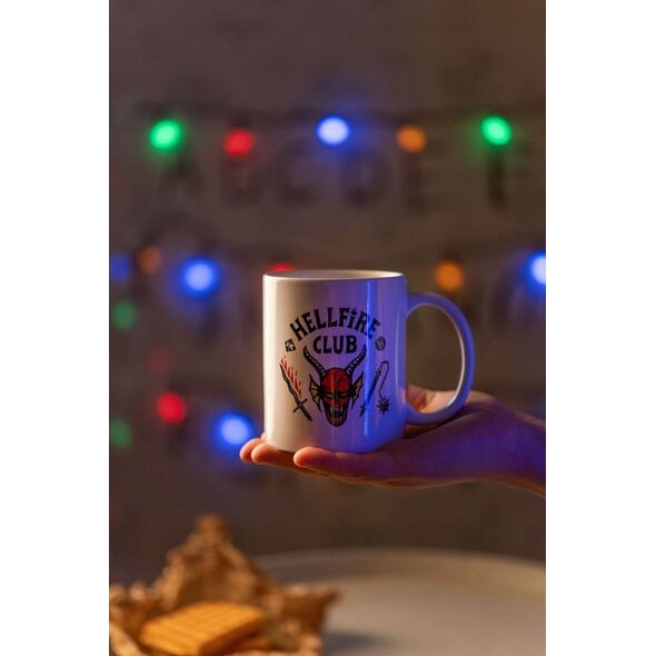 Stranger Things - Kubek ceramiczny w pudełku prezentowym 350 ml (Hellfire Club) 14007969 8435497283179