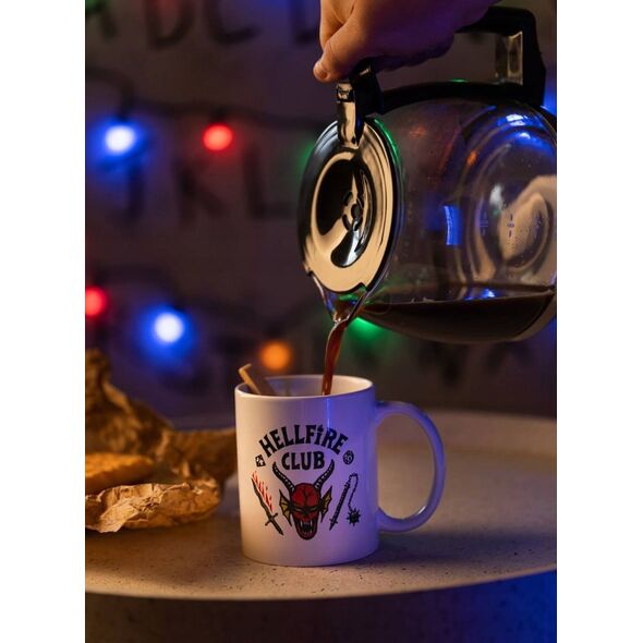 Stranger Things - Kubek ceramiczny w pudełku prezentowym 350 ml (Hellfire Club) 14007969 8435497283179