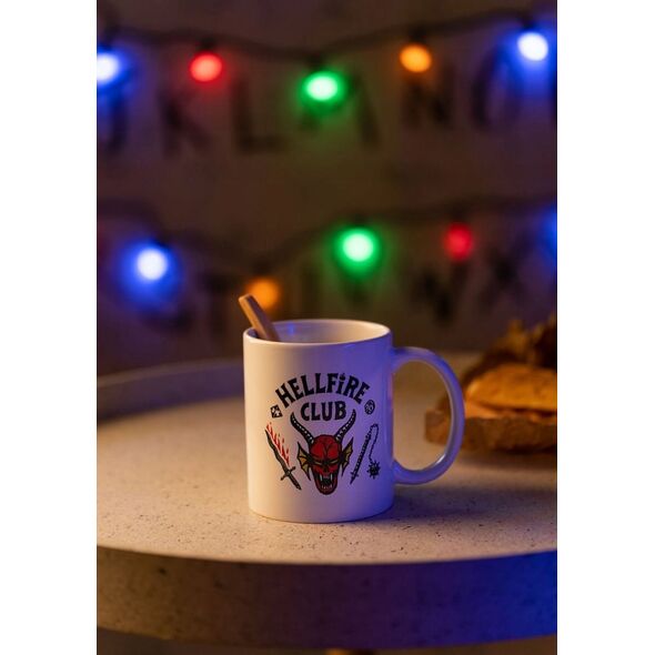 Stranger Things - Kubek ceramiczny w pudełku prezentowym 350 ml (Hellfire Club) 14007969 8435497283179