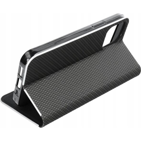 OEM Kabura LUNA Book Carbon do IPHONE 16 Plus czarny 14008909 5903396311383