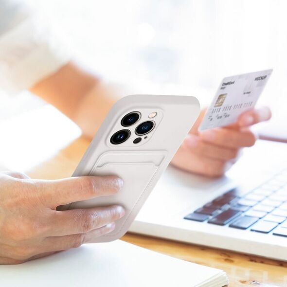 4kom.pl Futerał CARD CASE do IPHONE 16 Plus biały 14008966 5903396304248
