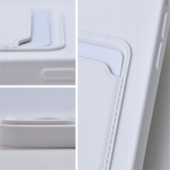 4kom.pl Futerał CARD CASE do IPHONE 16 Plus biały 14008966 5903396304248