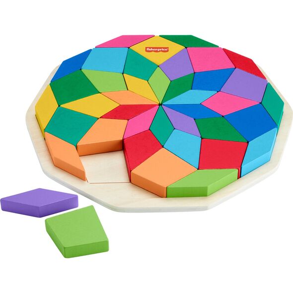 Mattel FP WOOD MANDALA UKLADANKA DREWNO HXT94 FOL6 14013476 194735238460