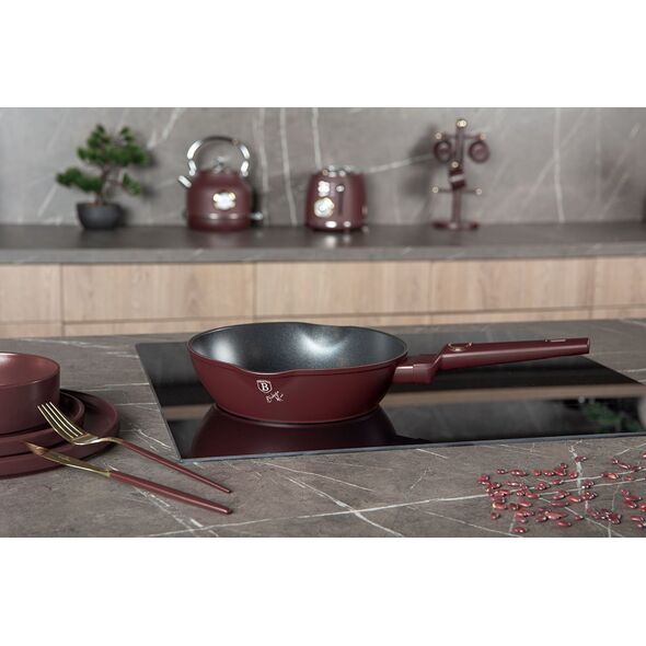 Patelnia Berlinger Haus GŁĘBOKA PATELNIA TYTANOWA 24cm BERLINGER HAUS BH-8030 LEONARDO 14013590 5999108468025