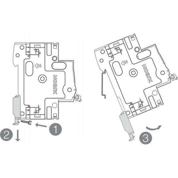 Noark Lampka sygnalizacyjna Noark 106313 230/400V AC/DC LED, 3 EX9PD3E 14013660 8592765063144