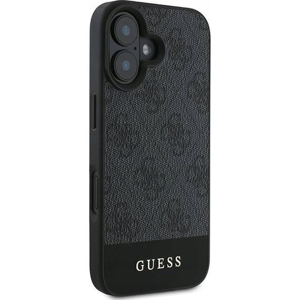 Guess GUESS futerał do IPHONE 16 Plus GUHCP16MG4GLGR (PC/TPU 4G PU Bottom Stripe) szary 14014228 3666339344979