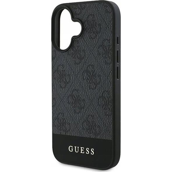 Guess GUESS futerał do IPHONE 16 Plus GUHCP16MG4GLGR (PC/TPU 4G PU Bottom Stripe) szary 14014228 3666339344979