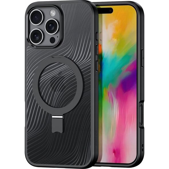 Dux Ducis Etui Dux Ducis Aimo Mag z MagSafe i podstawką na iPhone 16 Pro Max - czarne 14014477 6934913004043