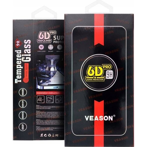 VMAX Szkło Hartowane 6D Pro Veason Privacy Glass - do Iphone 14 Pro Max czarny 14034395 5903396248429