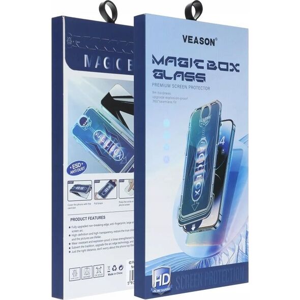 VMAX Szkło Hartowane 6D Pro Veason Easy-Install Glass - do Iphone 12 Pro Max czarny 14034405 5903396248269