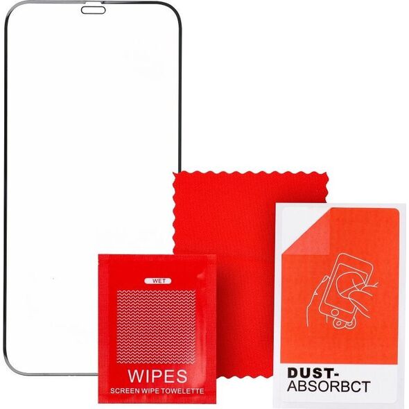Partner Tele.com Szkło Hartowane 6D Pro Veason Glass - do Iphone 12 Pro Max czarny 14034418 5903396162763