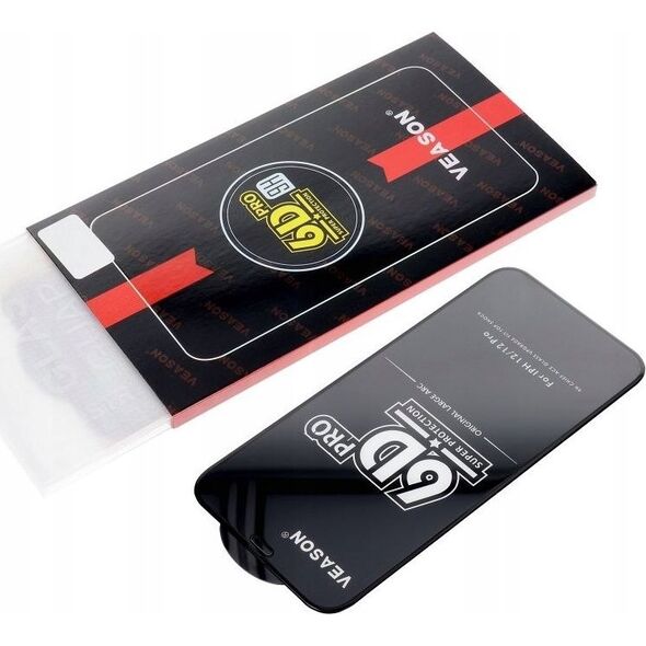 TelForceOne Szkło Hartowane 6D Pro Veason Glass - do Motorola G13 / G23 / G53 czarny 14037945 5903396274855