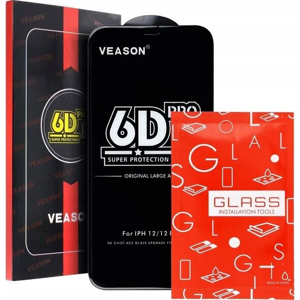 TelForceOne Szkło Hartowane 6D Pro Veason Glass - do Samsung Galaxy S24 Plus czarny 14037946 5903396274756
