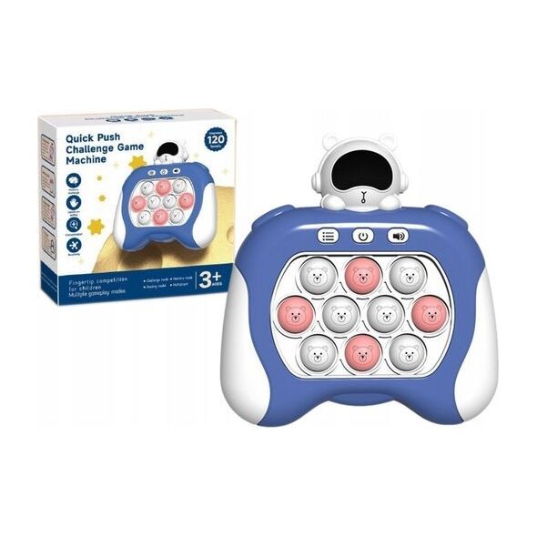 LeanToys Gra Sensoryczna Kosmos Pop It Na Baterie Światła Dźwięki Niebieski 14041383 5905991013822