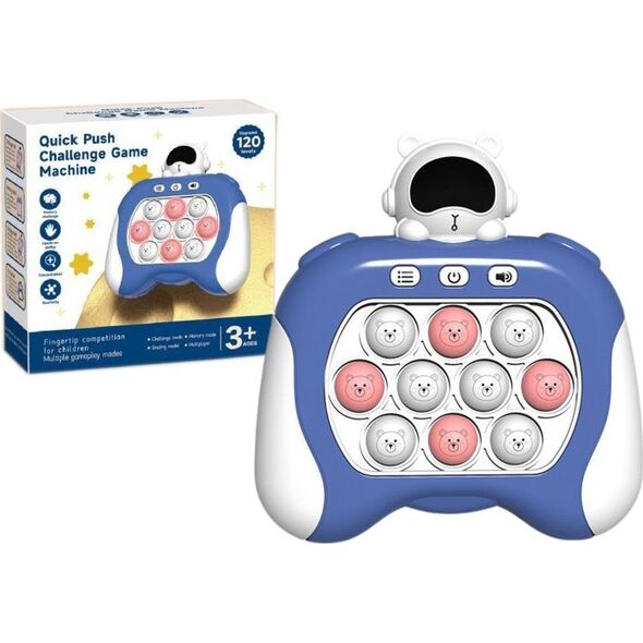 LeanToys Gra Sensoryczna Kosmos Pop It Na Baterie Światła Dźwięki Niebieski 14041383 5905991013822