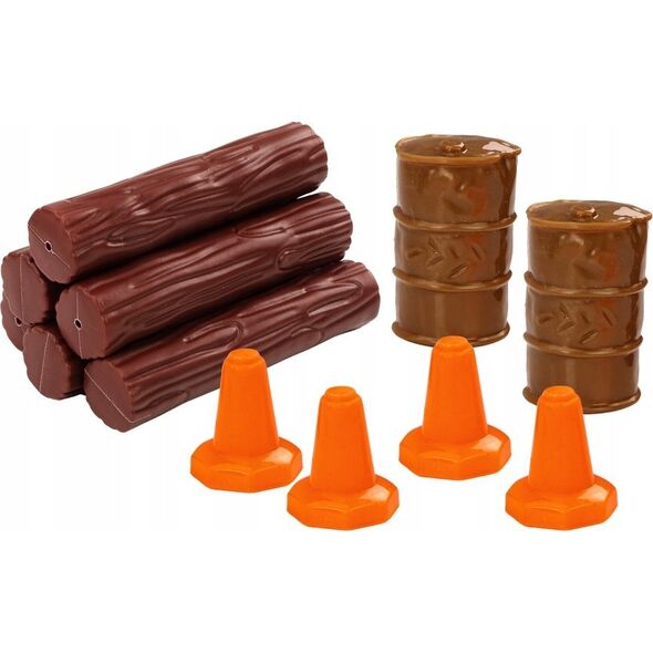 LeanToys Ciężarówka Z Drewnem Tir Przyczepa 1:24 Bale Drewna Dźwięki Światła 14042652 5905991018360