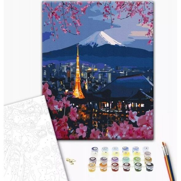 Twoje Hobby Malowanie po numerach BRUSHME, 40x50 cm, podróż po Japonii, 1 szt. 14042715 5901498127833