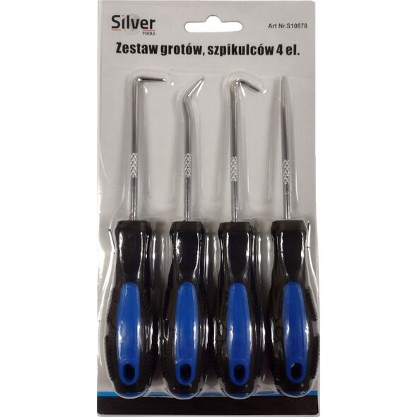 Silver ZESTAW HAKÓW I GROTÓW 4szt /SILVER 14042841 5907589368291