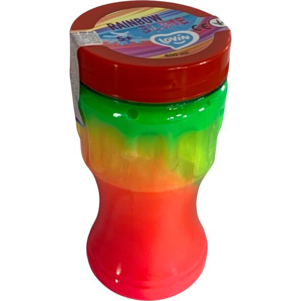 Canal Toys Masa Slime Plastyczna Żelowa Neon Glutek Tęczowy Antystresowy 400ml 14045150 4820199476235