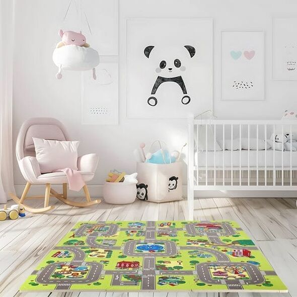 Springos MD02 MATA DZIECIĘCA PUZZLE CARS 9 ELEMENTÓW 90x90CM NILS FUN 14046329 5907695502961
