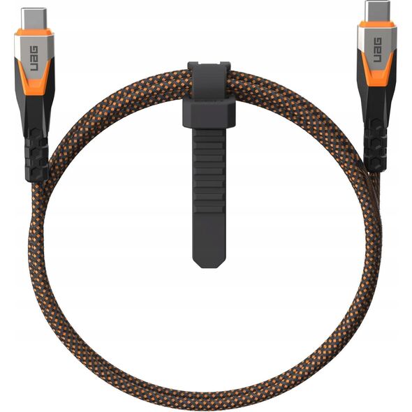 Kabel USB C2G UAG SRGE - kabel USB-C - USB-C, USB 3.2 Gen2 240W/20Gbps, 75 cm (black/orange) 14046364 840283916328