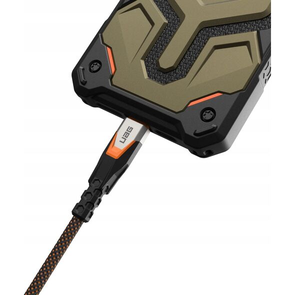 Kabel USB C2G UAG SRGE - kabel USB-C - USB-C, USB 3.2 Gen2 240W/20Gbps, 75 cm (black/orange) 14046364 840283916328