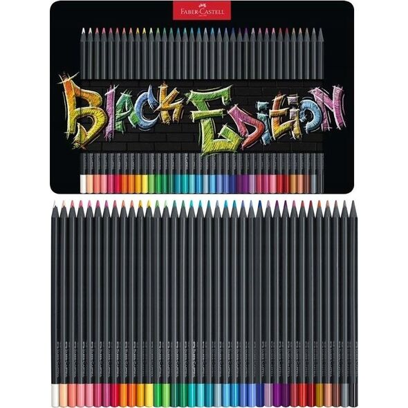 Faber-Castell FABER-CASTELL Buntstifte Black Edition 36er Metalletui 14049657 4005401164371