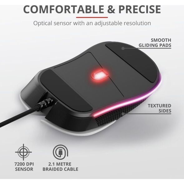 Mysz Trust GXT 922W YBAR  (24485)