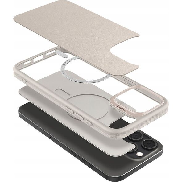 Spigen Spigen Cyrill Kajuk MagSafe, cream - iPhone 16 Pro Max