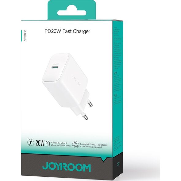 Ładowarka Joyroom Ładowarka Joyroom JR-TCF20 sieciowa USB-C PD 20W - biała