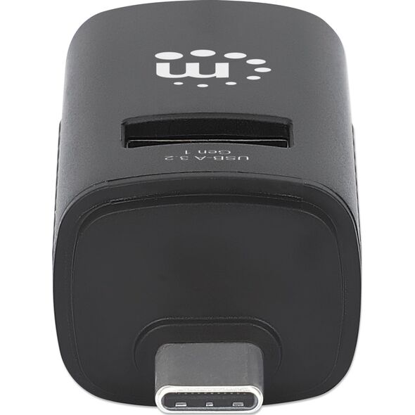 Adapter USB Manhattan Hub USB 3.2 Gen1 Typ-C do 1x USB-A 3.0, 2x USB-A 2.0 pasywny 14051269 766623180993