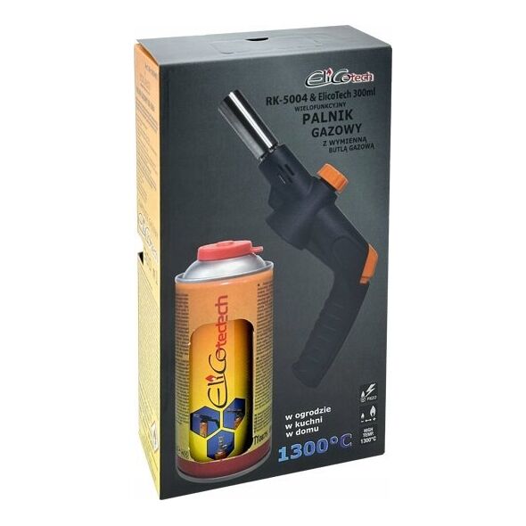 Elico ELICO PALNIK GAZOWY RK-5004+GAZ 300ml 14054679 5906190207456