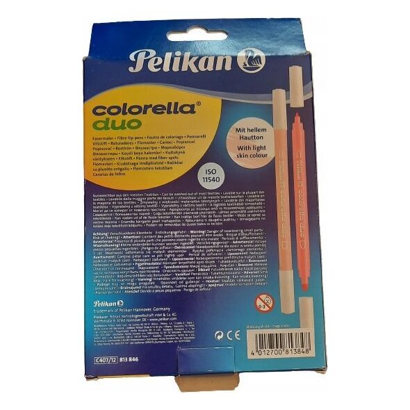 Pelikan Pelikan Fasermaler Colorella Duo dick+dünn C407/12 10Stifte 14055329 4012700813848