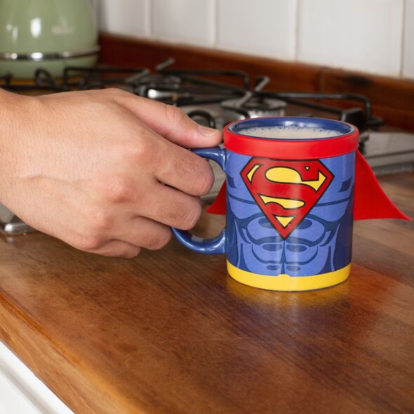 Thumbs Up ThumbsUp! Tasse "Superman Mug with Cape" 250ml blau 14055812 5060613315453