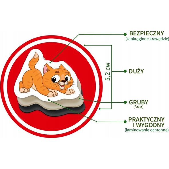 Maksik Magnesy Zwierzęta MV 6032-14 14058791 4820215154468
