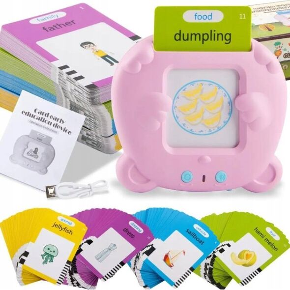 OEM Urządzenie do nauki angielskiego - Miś PINK / RÓZOWY 14059059 5901313583974