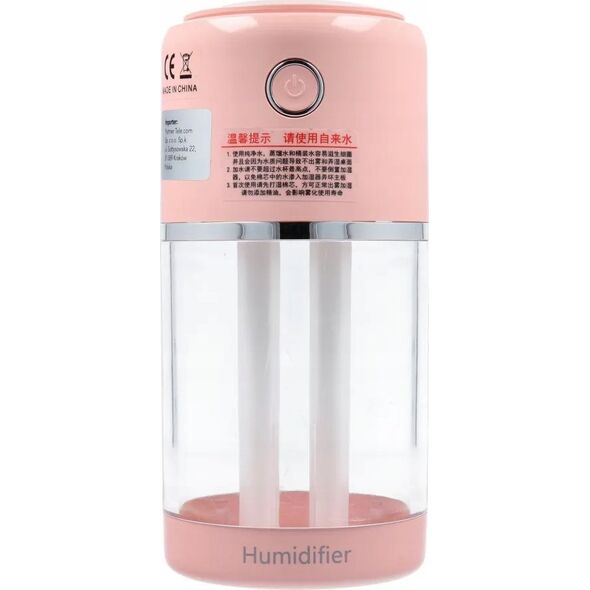 OEM Nawilżacz / dyfuzor do aromaterapii H10 różowy 14059587 5903396288258
