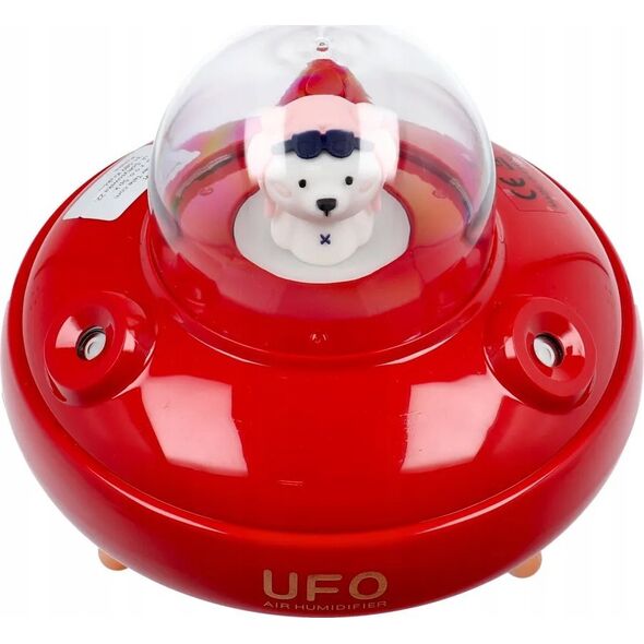 OEM Nawilżacz / dyfuzor do aromaterapii UFO czerwony 14059594 5903396288265