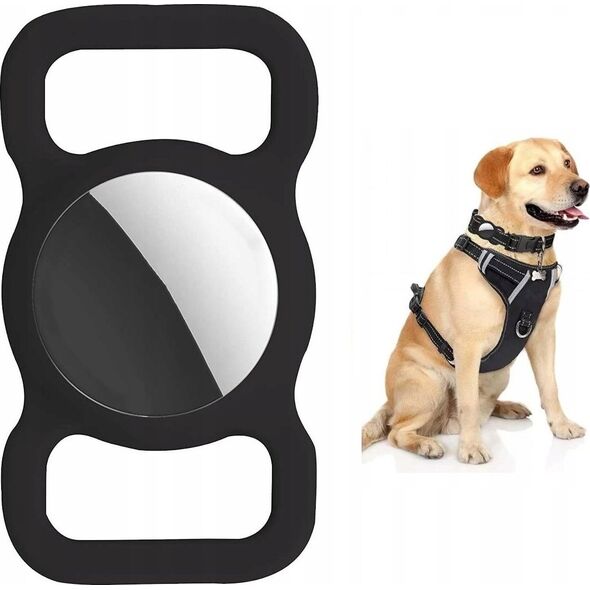 OEM AirTag Case na obrożę / pasek / szelki BLACK / CZARNY 14060019 5901313585183