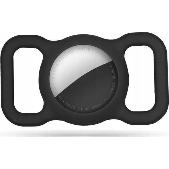OEM AirTag Case na obrożę / pasek / szelki BLACK / CZARNY 14060019 5901313585183