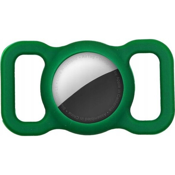 OEM AirTag Case na obrożę / pasek / szelki GREEN / ZIELONY 14060022 5901313585206
