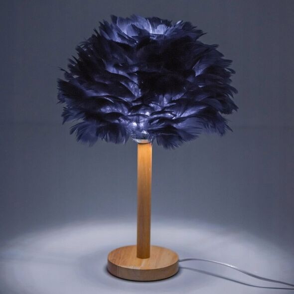 OEM Lampka nocna z piórkiem Art Deco niebieska CBDPH 14060070 5903396266324