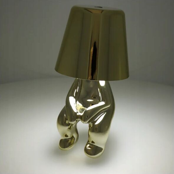 OEM Lampka nocna GOLD MAN Art Deco siedzący (wzór 2) MLTL 14060071 5903396269189
