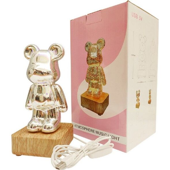 OEM Lampka nocna LED 3D Miś Art Deco stojący L3GFBD 14060145 5903396266263