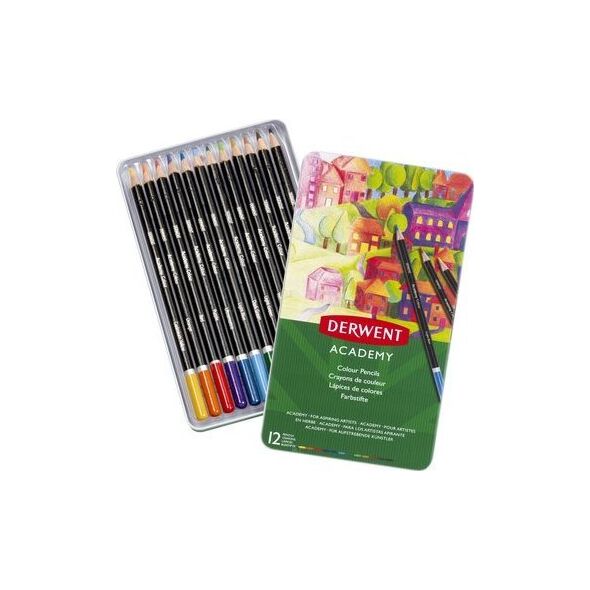 Derwent Kredki kolorowe Derwent  pud metal 12 14061316 5028252269865