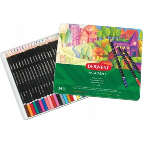 Derwent Kredki kolorowe Derwent  pud metal 24 14061319 5028252269872