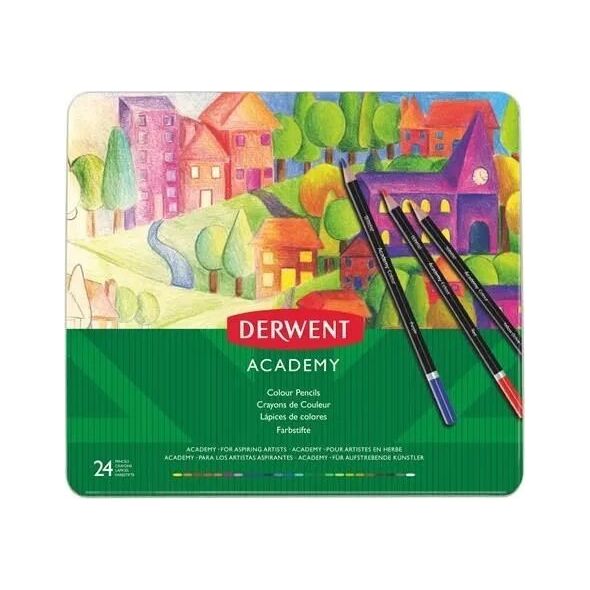 Derwent Kredki kolorowe Derwent  pud metal 24 14061319 5028252269872