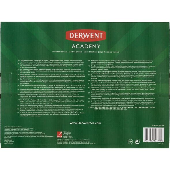 Derwent Zestaw kredek Derwent pud drewno 24 14061325 5028252624978