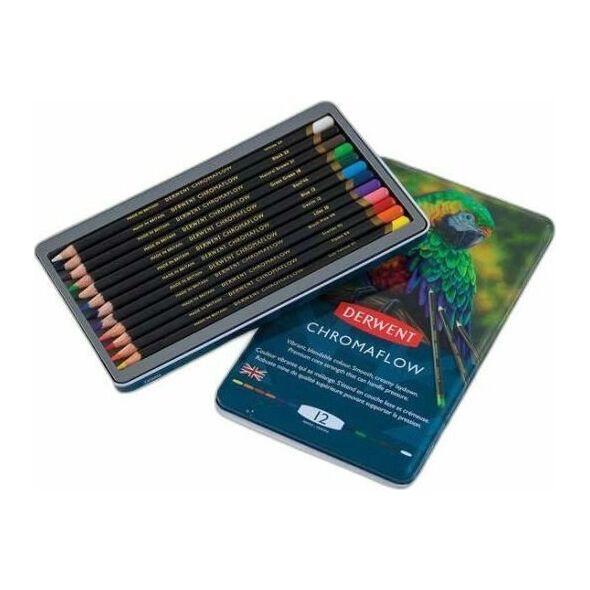 Derwent Kredki Derwent Chromaflow 12 pud metal 14061548 5028252616119